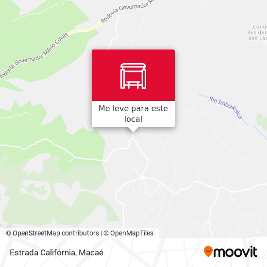 Estrada Califórnia mapa