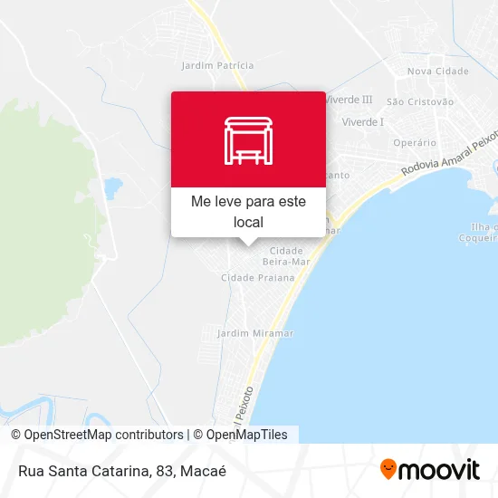 Rua Santa Catarina, 83 mapa