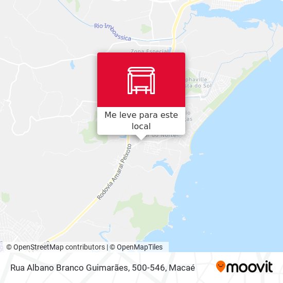 Rua Albano Branco Guimarães, 500-546 mapa