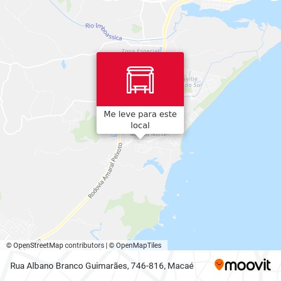 Rua Albano Branco Guimarães, 746-816 mapa