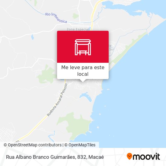 Rua Albano Branco Guimarães, 832 mapa