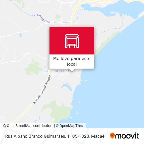 Rua Albano Branco Guimarães, 1105-1323 mapa