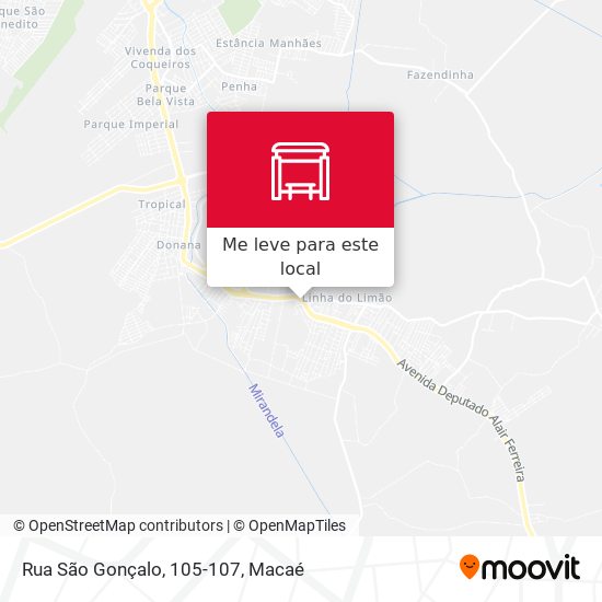 Rua São Gonçalo, 105-107 mapa