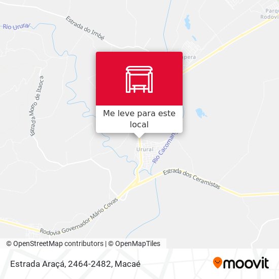Estrada Araçá, 2464-2482 mapa