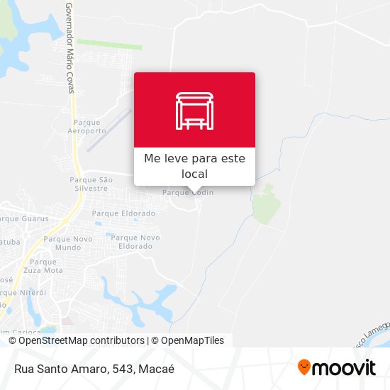 Rua Santo Amaro, 543 mapa