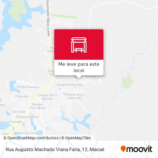 Rua Augusto Machado Viana Faria, 12 mapa