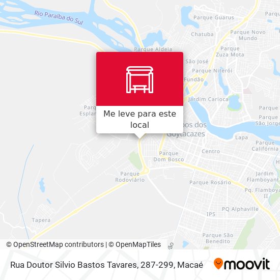 Rua Doutor Silvio Bastos Tavares, 287-299 mapa