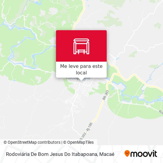 Rodoviária De Bom Jesus Do Itabapoana mapa