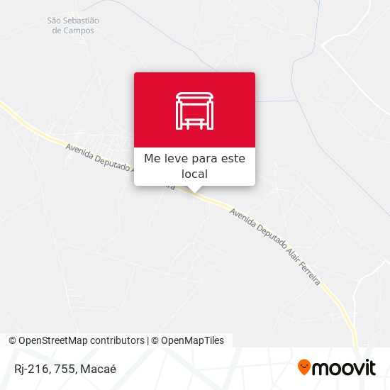 Rj-216, 755 mapa