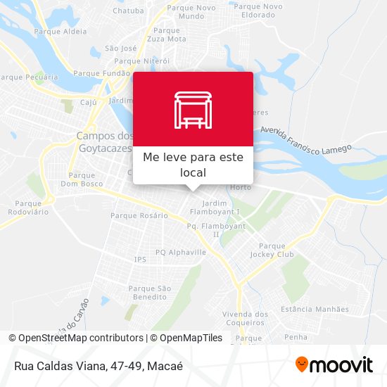 Rua Caldas Viana, 47-49 mapa