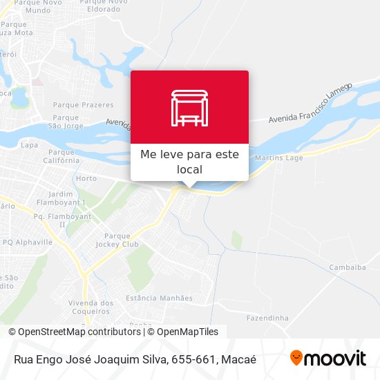 Rua Engo José Joaquim Silva, 655-661 mapa