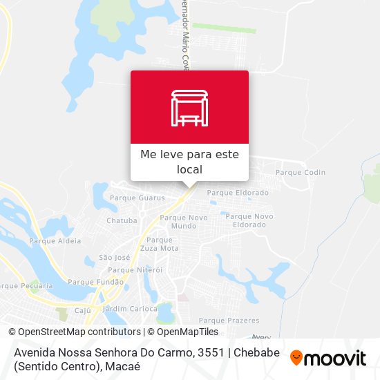 Avenida Nossa Senhora Do Carmo, 3551 | Chebabe (Sentido Centro) mapa