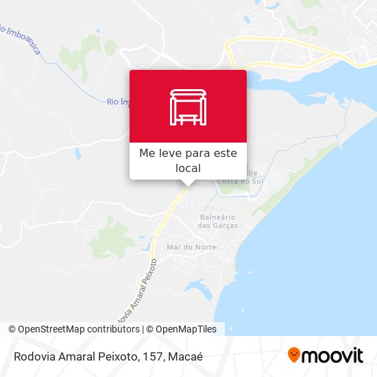 Rodovia Amaral Peixoto, 157 mapa