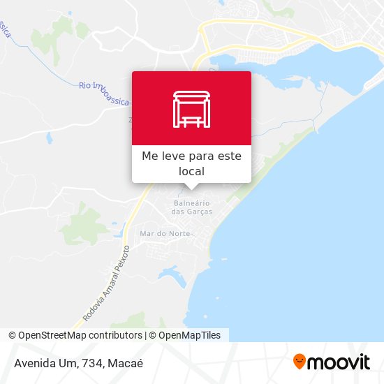 Avenida Um, 734 mapa