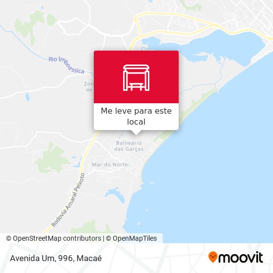 Avenida Um, 996 mapa
