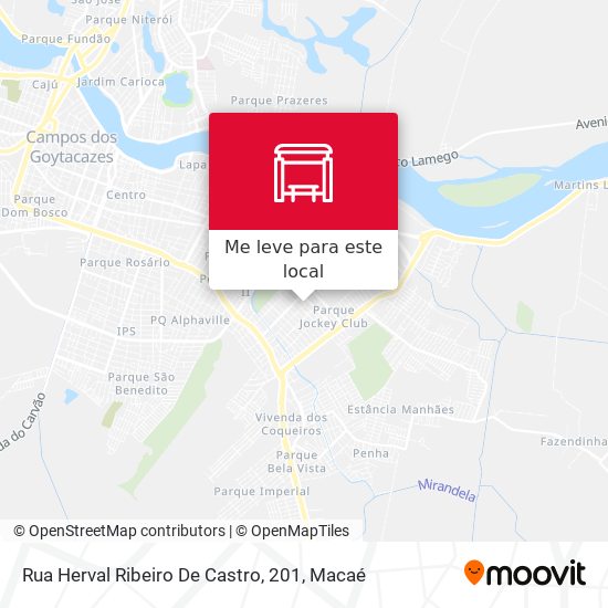 Rua Herval Ribeiro De Castro, 201 mapa