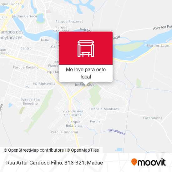 Rua Artur Cardoso Filho, 313-321 mapa