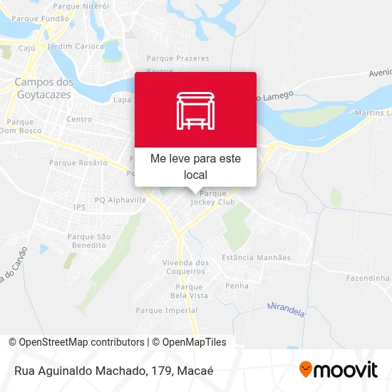 Rua Aguinaldo Machado, 179 mapa