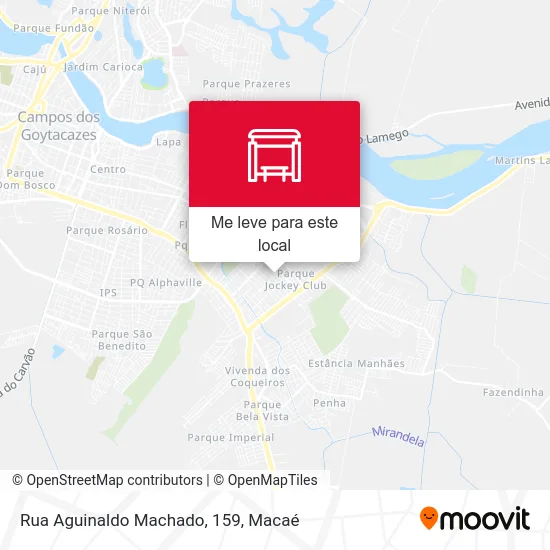 Rua Aguinaldo Machado, 159 mapa