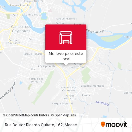 Rua Doutor Ricardo Quitete, 162 mapa