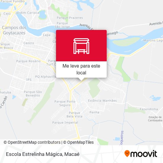 Escola Estrelinha Mágica mapa