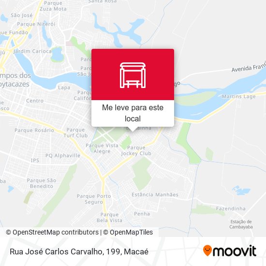 Rua José Carlos Carvalho, 199 mapa