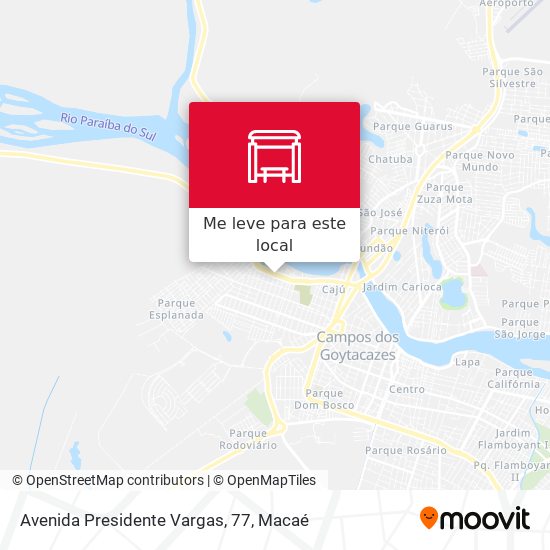 Avenida Presidente Vargas, 77 mapa