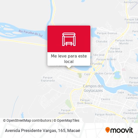 Avenida Presidente Vargas, 165 mapa