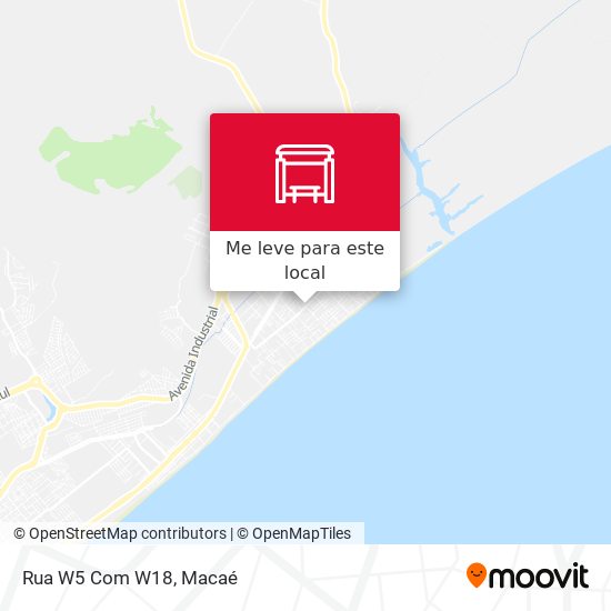 Rua W5 Com W18 mapa