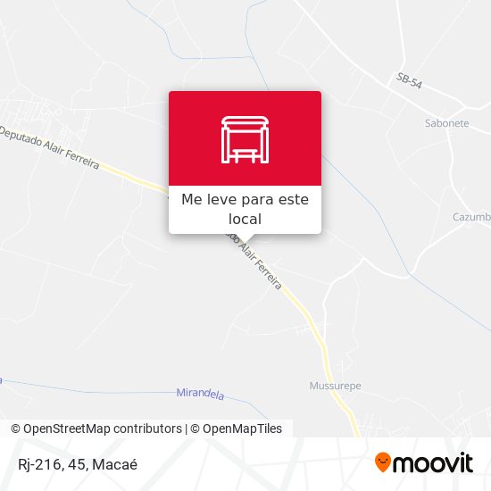 Rj-216, 45 mapa