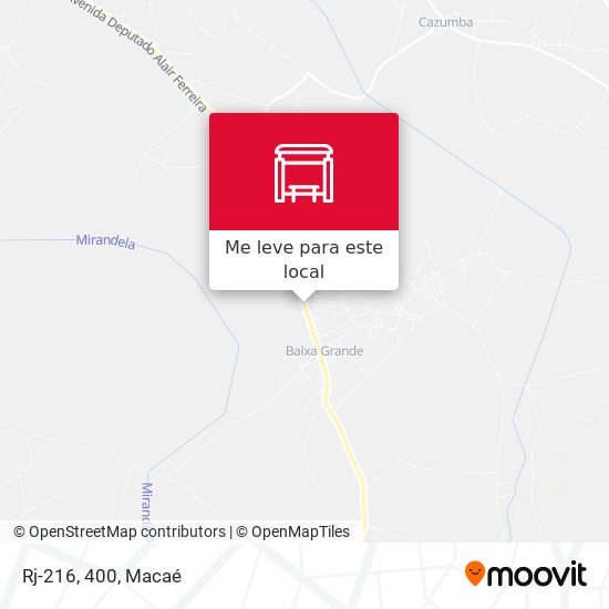 Rj-216, 400 mapa