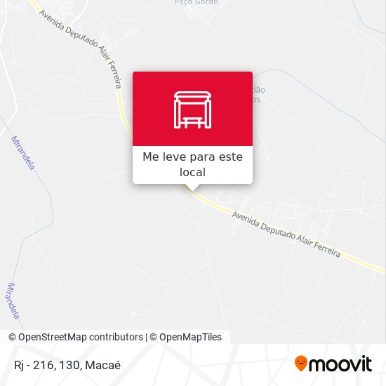 Rj - 216, 130 mapa
