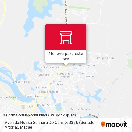 Avenida Nossa Senhora Do Carmo, 3376 (Sentido Vitória) mapa