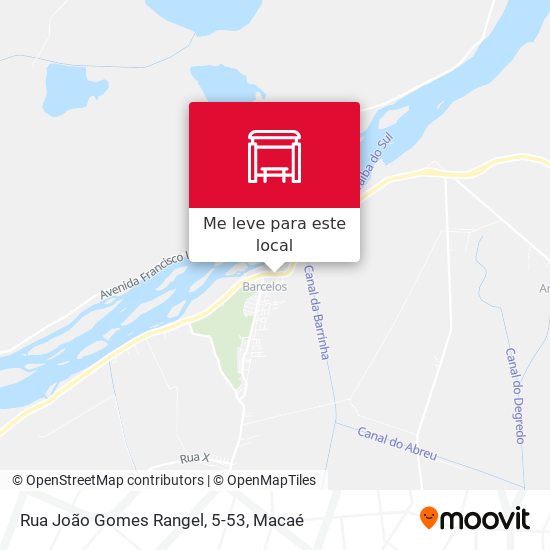Rua João Gomes Rangel, 5-53 mapa