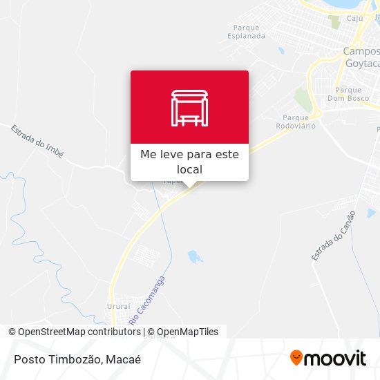 Posto Timbozão mapa