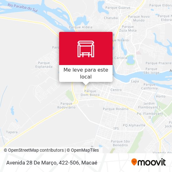Avenida 28 De Março, 422-506 mapa