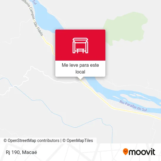Rj 190 mapa