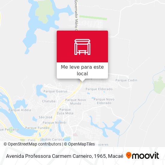 Avenida Professora Carmem Carneiro, 1965 mapa