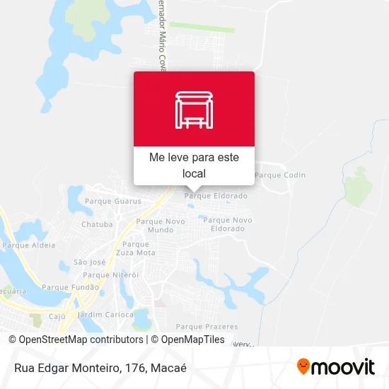 Rua Edgar Monteiro, 176 mapa