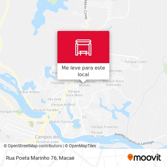 Rua Poeta Marinho 76 mapa