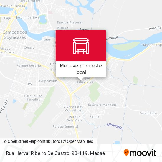 Rua Herval Ribeiro De Castro, 93-119 mapa