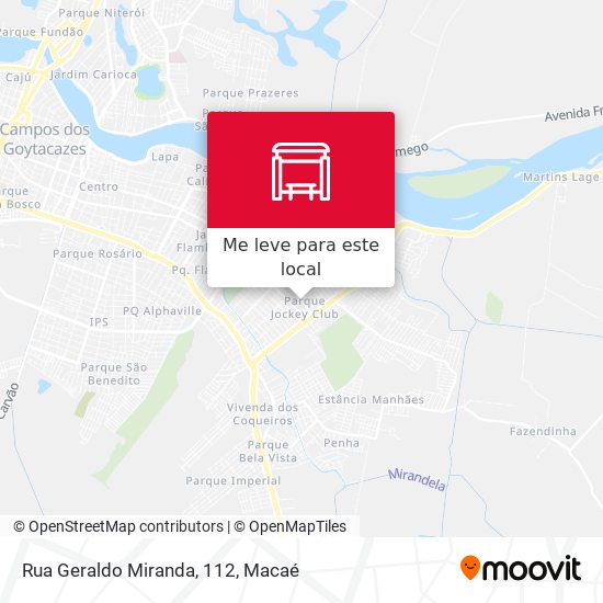 Rua Geraldo Miranda, 112 mapa