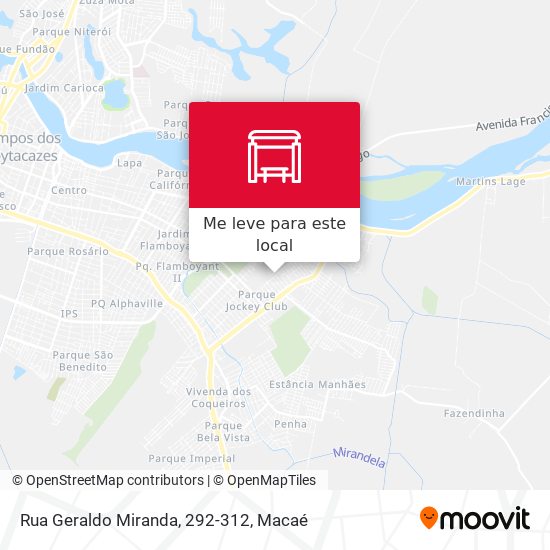 Rua Geraldo Miranda, 292-312 mapa