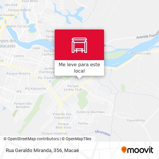 Rua Geraldo Miranda, 356 mapa