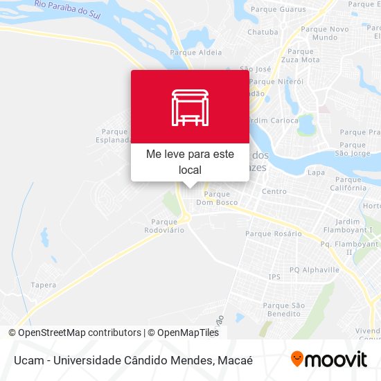 Ucam - Universidade Cândido Mendes mapa