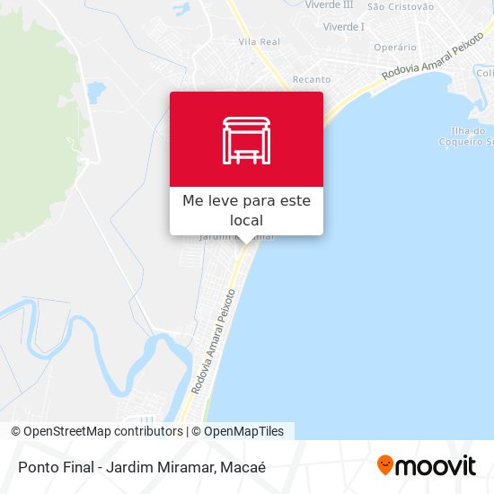 Ponto Final - Jardim Miramar mapa
