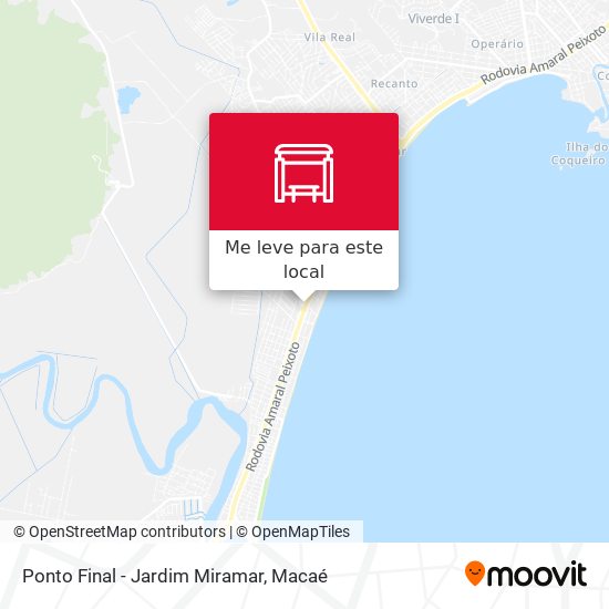 Ponto Final - Jardim Miramar mapa