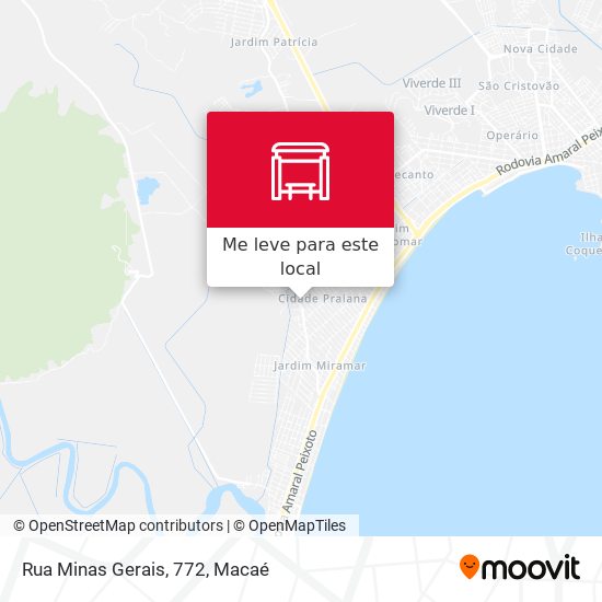 Rua Minas Gerais, 772 mapa