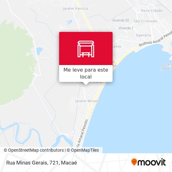 Rua Minas Gerais, 721 mapa