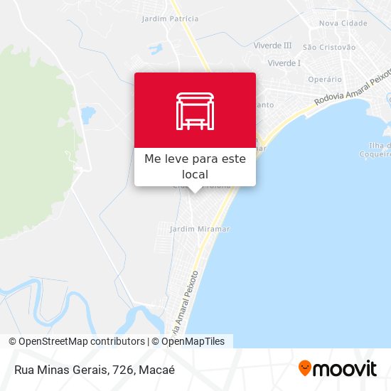Rua Minas Gerais, 726 mapa